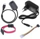 Адаптер перехідник USB SATA IDE 2.5/3.5 з блоком живлення конвертер для вінчестера CD-ROM 773381 - зображення 1