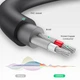 Аудіо кабель перехідник UGREEN AV109 3.5mm Male to 2RCA Female Cable 0.25м Black - зображення 6