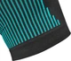 Рукава компрессионные для бедер Reebok KNITTED COMPRESSION THIGH SLEEVE 2 шт. черно-бирюзовые M RRSL-15534 - изображение 2