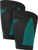 Рукава компрессионные для бедер Reebok KNITTED COMPRESSION THIGH SLEEVE 2 шт. черно-бирюзовые S RRSL-15533 - изображение 1