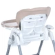 Детский стульчик для кормления El Camino ME 1177 STEADY Cream Beige - изображение 8