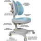 Крісло Mealux Onyx Duo BLG (Y-115 BLG) Блакитний / Сірий - изображение 3