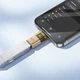 Адаптер перехідник Hoco UA36B, Type-C to USB, gold - зображення 5