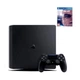 Консоль Sony PlayStation 4 SLIM 500GB Black обслуженая + Геймпад беспроводной DualShock 4 + Detroit: Become Human + гарантия Б/У - изображение 1