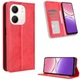 Чехол-книжка Deexe Retro Style для OPPO A5x - Red - изображение 2