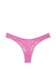 Комплект белья (лиф+трусики стринги) с кружевом Victoria's Secret (583986551255) Tease Lace-Trim 80C/L розовый - изображение 6