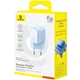 Мережевий зарядний пристрій Baseus PicoGo GaN Fast Charger Type-C 45W P10176800313-00 Blue - зображення 7
