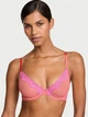 Комплект белья (лиф+трусики стринги) с кружевом Victoria's Secret (583986551249) Tease Lace-Trim 70B/XS оранжевий - изображение 2