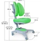 Крісло Mealux Onyx Duo KZ Green (Y-115 KZ) Зелений - изображение 4