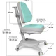 Крісло Mealux Onyx TG (Y-110 TG) Бірюзовий / Сірий - зображення 5