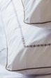 Комплект постельного белья Ecotton Евро 210х220 см Premium вышивка + кант Капучино Перкаль (25138_000) - изображение 4