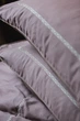 Комплект постельного белья Ecotton Евро 210х220 см Premium вышивка + кант Stucco Сатин (25092_000) - изображение 1