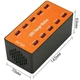 Багатопортовий мережевий зарядний пристрій на 10 USB роз'ємів Addap MCS-A5B, док-станція для зарядки, 50W, Orange - изображение 3