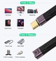 Кабель 40 Gbps для синхронізації даних та зарядки Type-C Male to Female Addap UC2UC-02, 100Вт, USB 4.0 - изображение 3