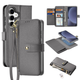 Чохол-книжка DUX Ducis Lawa для Samsung Galaxy S25 зі знімним магнітним гаманцем Grey (6971824162226) - зображення 2