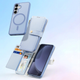 Etui z klapką DUX Ducis Lawa na Samsung Galaxy S25 z odlaczanym portfelem magnetycznym Blue (6971824162233) - obraz 9