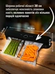 Вакуумный упаковщик для продуктов, домашний бытовой кухонный вакууматор для упаковки пищи, хранение мяса, в комплекте вакуумные пакеты 10 шт. 20 см на 25 см. - изображение 4