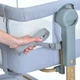 Дитяче приставне ліжко ME 1180-W INTENSE Gray - зображення 2
