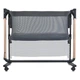 Приставная кроватка манеж качалка EL CAMINO ME 1125-G NOA Dark Gray - изображение 4