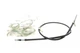 Трос ручника R Daewoo Lanos 1.4/1.5/1.6 16V 97- 2 кріпл. 1585/1350mm 2402 603 CAVO - зображення 5