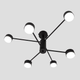 Люстра Luminaria RAY 6xGX53 (3+3) BLACK 780х300мм 220V IP20 - изображение 1