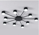 Потолочный светильник LUMINARIA RAY SLIM 10xGX53 BLACK 220V IP20 - изображение 1