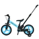 Универсальный велосипед-беговел MB 1021-6 PROF1 KIDS 12" для детей от 2 лет, складной, ручной тормоз, черно-голубой - изображение 8