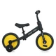 Детский велосипед-беговел MBB 1012-4 2в1 PROFI KIDS 12" с педалями и дополнительными колёсами, черно-желтый - изображение 8
