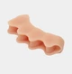 Силиконовый корректор разделитель пальцев ног 1 штука Beige - изображение 2