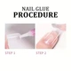 Клей в тюбике Nail Glue 2 г. водостойкий для накладных ногтей, типс, страз, декора, Прозрачный - изображение 9