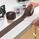 Самоклеюча герметична бордюрна стрічка для ванни та кухні шириною 2.2 см. рулон 3.2 м. 1 шт. Коричневий - зображення 2