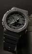 Часы в стиле GA-2100 Тактические Черные - изображение 1