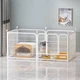 Металевий вольєр для собак і цуценят Springos 160 x 80 x 80 см - зображення 2