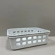 Корзинка пластиковая 19*14*6,5 см Lamela 271/0160 белая - изображение 1