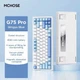 Клавиатура беспроводная MCHOSE G75 Pro 2.4G Wireless BT Blue and White - изображение 3