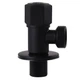 Кран кульовий угловой Professional 1/2″X3/4″ NV-QP888 BLACK - изображение 2