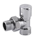 Кран вентильный угловой с американкой SOLOMON 3/4″ CHROM 1845 - изображение 1