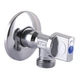 Кран кульовий кутовий SOLOMON 1/2"х3/4" A7032 - зображення 1