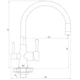 Смеситель для кухни под осмос Globus Lux LAZER GLLR-0903-11-GRAPHITE - изображение 7