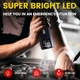 Пусковий пристрій Gillaway 017 5000A Peak 12V 19760mAh Бустер для авто з функцією Power Bank + ліхтар у твердому чохлі - изображение 5