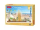3D пазл City Line Барселона, CubicFun, 186 эл., MC256h - изображение 3