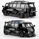 Машинка мікроавтобус Volkswagen Transporter T1 іграшка моделька металева колекційна 15 см Чорний (9048890) - зображення 5