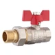 Кран кульовий прямий з американкою SOLOMON 3/4″ ПОСИЛЕНИЙ 1042 - зображення 1