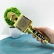Микрофон беспроводной караоке bluetooth USB аккумулятор TF слот 25см Золотистый (L20) - изображение 7