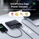 Повербанк Baseus Blade H1 20000 мА-ч 100 Вт с кабелем USB-C для ноутбука и смартфона - изображение 7