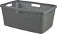 Kosz na pranie Curver Series Jute 46 l ciemnoszary (R73513) - obraz 1