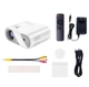 Беспроводной WiFi/Bluetooth Портативный Проектор Hoco DT1 Wireless Projector (720p same screen version) с функцией зеркалирования экрана|2.4G/5G, AUX/USB/AV/HDTV| Белый - изображение 1