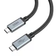 Кабель Hoco USB4 HD high speed data cable US05 |1m, 100W/5A, 8k| Black - зображення 2