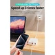 Адаптер сетевой XO GaN Desktop Fast Charger with 1.5M Power Cord L133 |3USB/3Type-C, 75W/3A, PD/QC| White - изображение 5