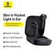 Наушники Baseus Bowie True Wireless Earphones E16 |BT5.3, 35/400mAh, IPX4, 2ENC Mic, 6h| Black - изображение 6